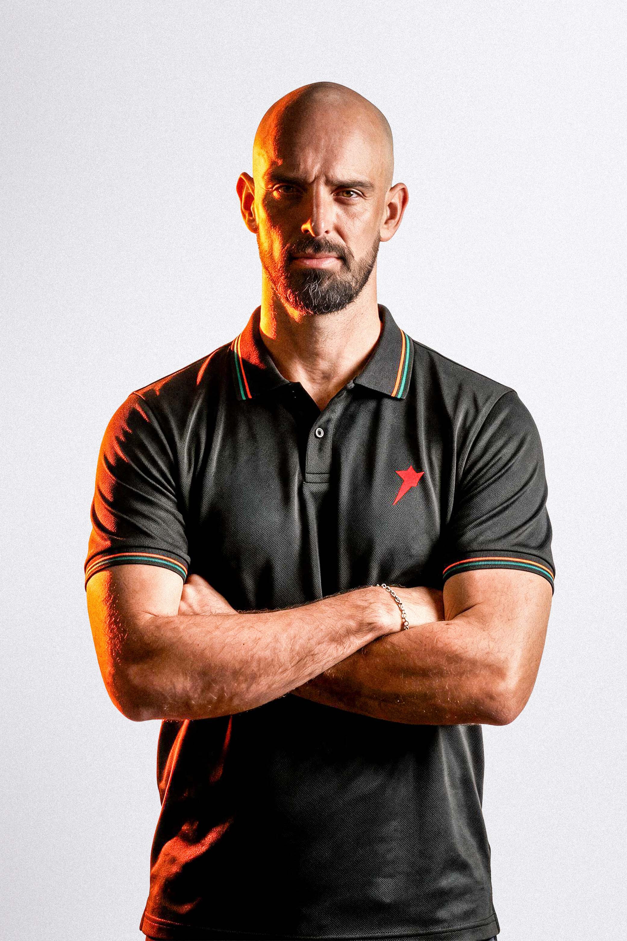 Black Travel Polo
