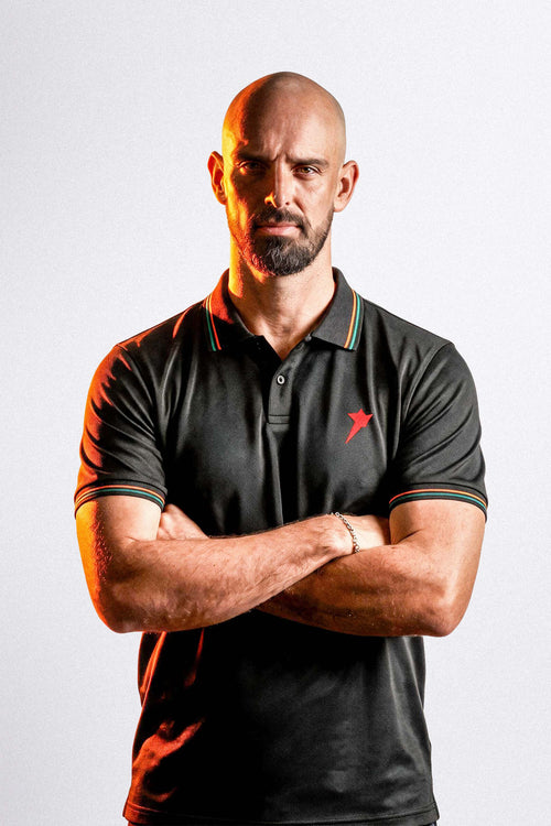 Black Travel Polo