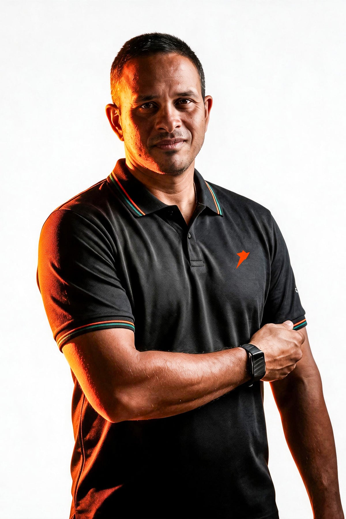 Black Travel Polo